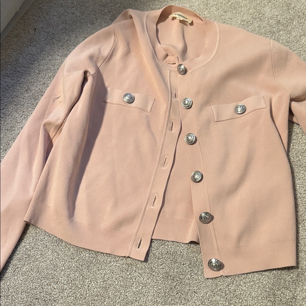 L'AGENCE Toulouse Crewneck Cardigan